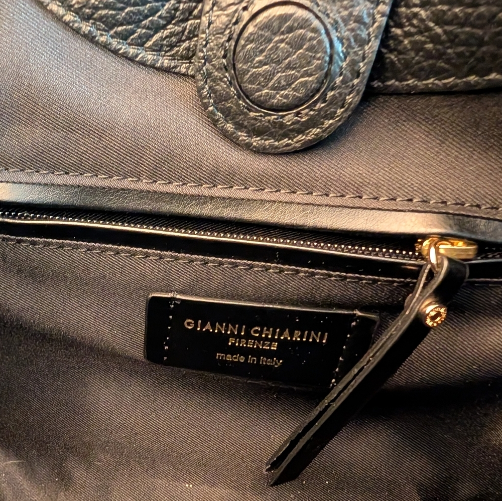 New Gianni Chiarini Mini Tweed Dua Top Handle Bag - Picture 4 of 7